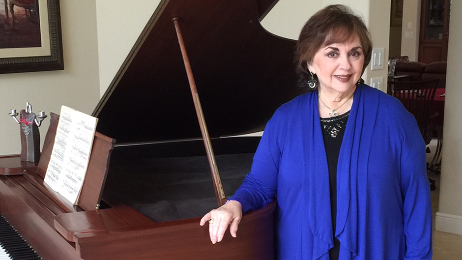 Grateful for scholarship, pianist and cantor is giving back