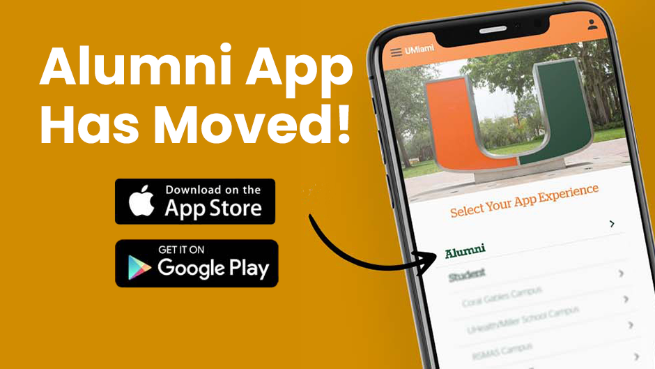 alumni app screenshot