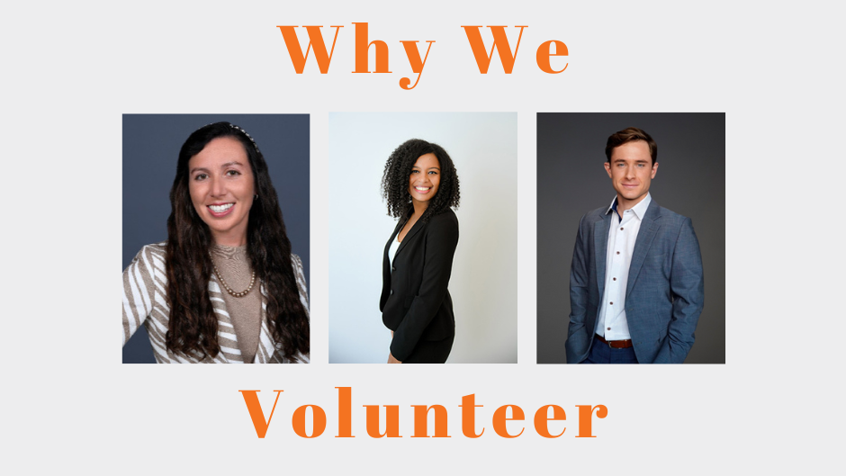 why we volunteer collage