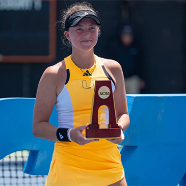 ’Cane is crowned NCAA singles champion