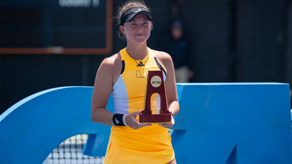 ’Cane is crowned NCAA singles champion