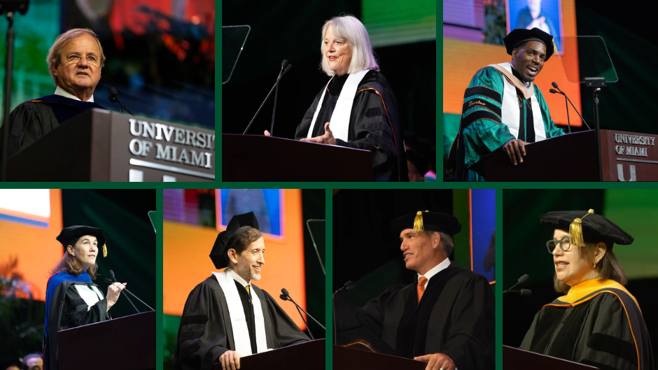 Notable alumni return to campus to encourage, inspire spring graduates