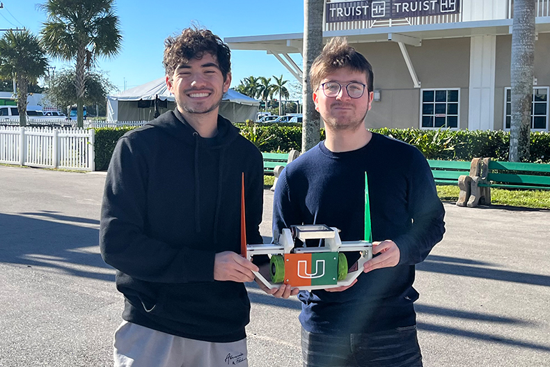 ‘Se-BASH-ton the Robot’: students build combat robot and win award to enhance design