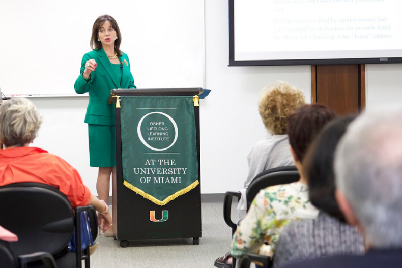 Miami-Dade State Attorney visits OLLI at UM