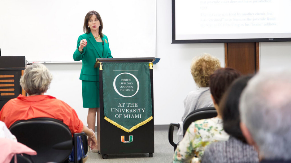 Miami-Dade State Attorney visits OLLI at UM