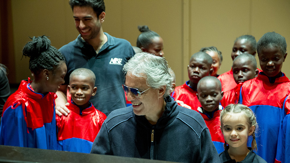 Frost School of Music Choir Performs for Andrea Bocelli Foundation and the Voices of Haiti