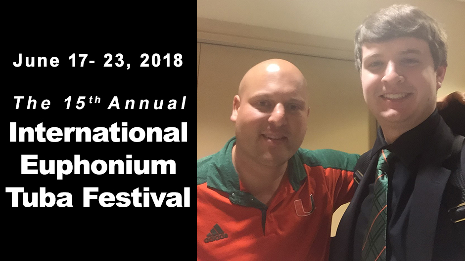 Frost Student, Jason Donnelly, Takes Home First Prize at International Euphonium Tuba Festival