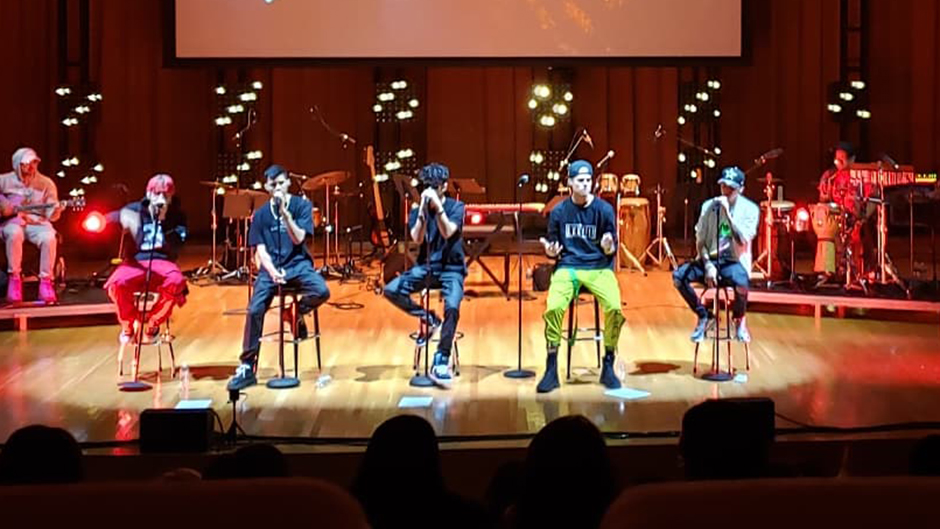 Latin GRAMMY® Nominated Supergroup CNCO Performed a Rare Intimate Benefit Concert at UM Gusman 