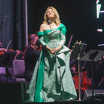 Soprano superstar Renée Fleming, among others, celebrated the successful return of music