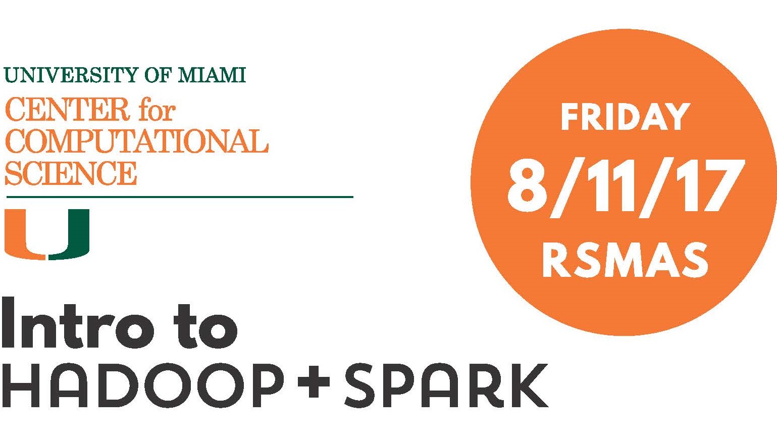 Hadoop-Spark Workshop on August 11