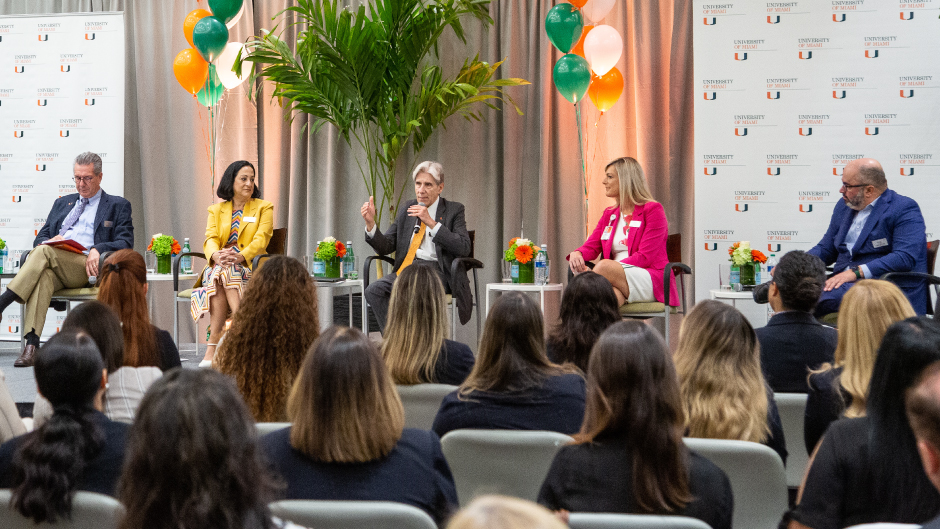 University leaders connect with ’Canes, share thoughts on growth mindset 