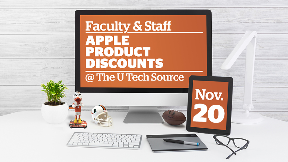 Exclusive employee discounts on technology and gifts at Gables campus store