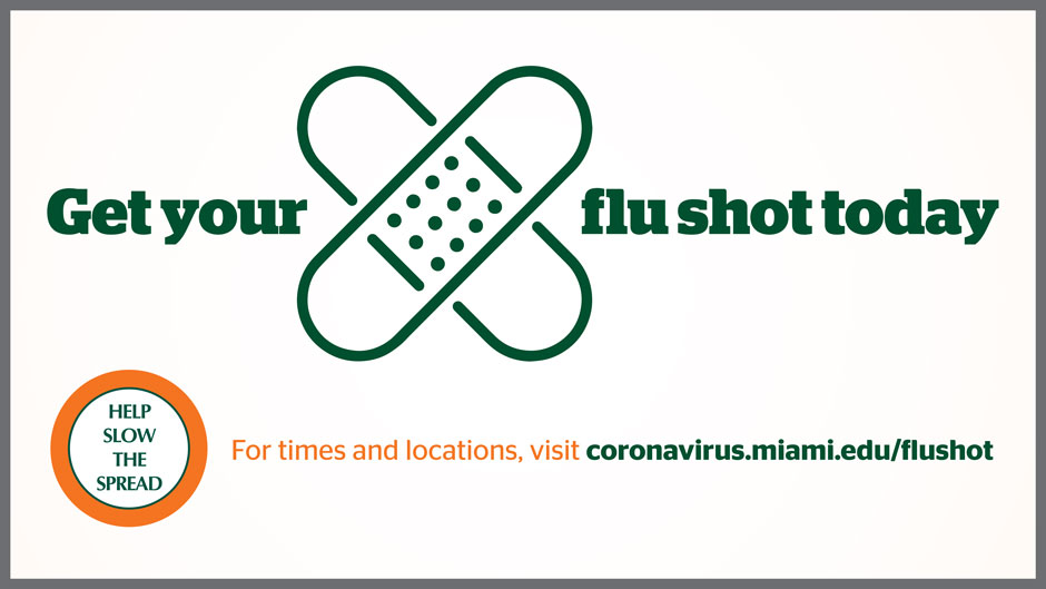 Flu shots available for faculty, staff, and students