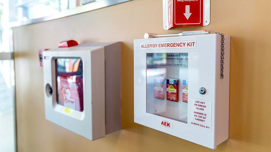 Allergy emergency kits available on campus