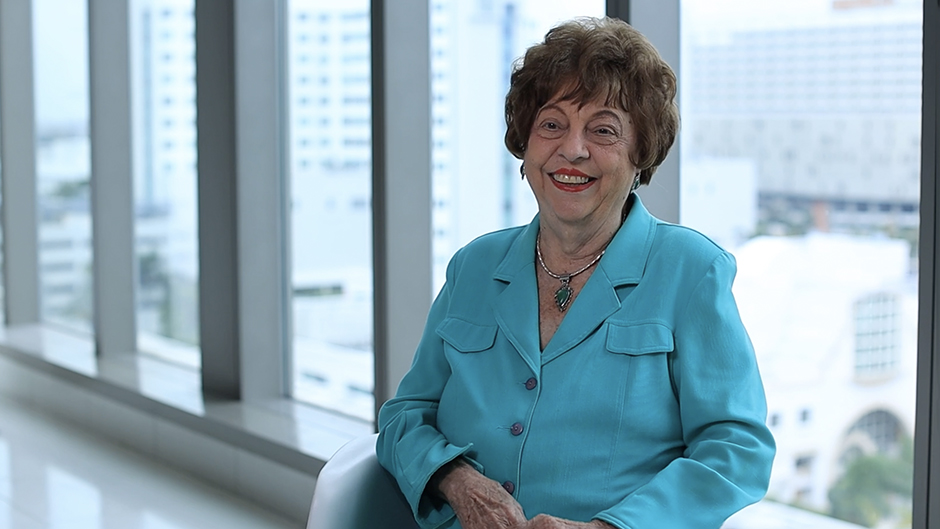 Five decades later, professor still loves her job