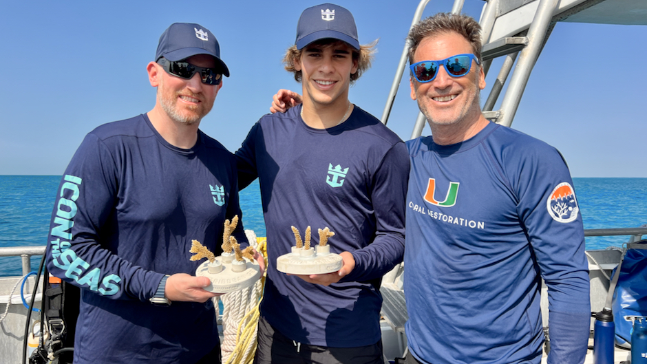 University of Miami, Royal Caribbean Group, and Inter Miami CF team up to bring 'Coral Gardening' to South Florida community