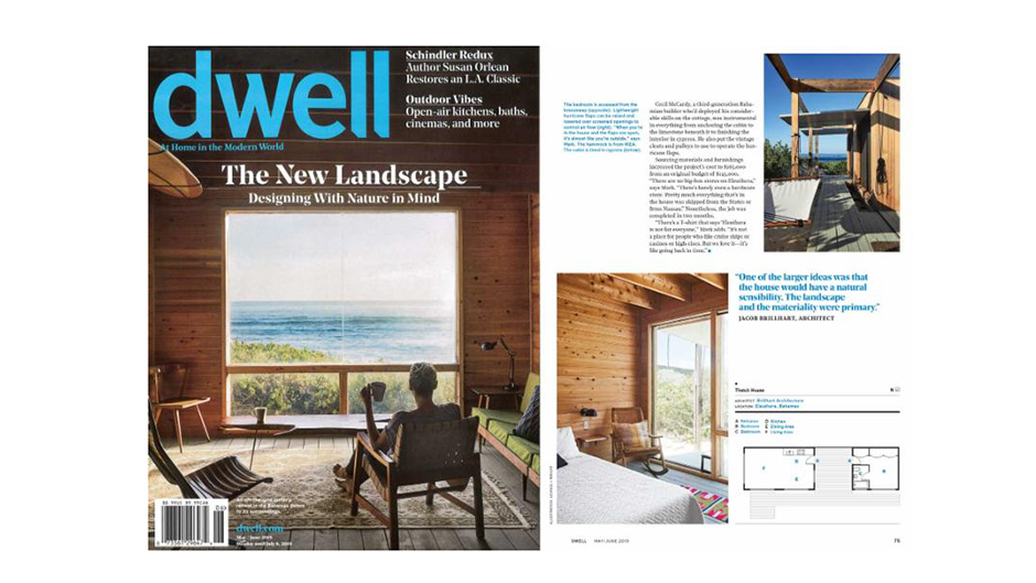 Jacob Brillhart’s “Thatch House” makes Cover of DWELL 