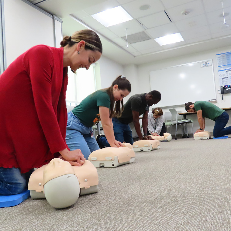 School of Nursing and Health Studies Staff Learn How to Deliver Life Saving Care at S.H.A.R.E.®