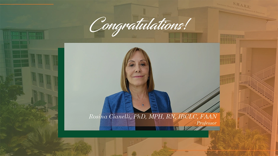 Dr. Rosina Cianelli to receive national nursing award