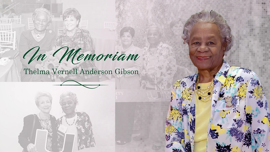 In Memoriam: Thelma Vernell Anderson Gibson