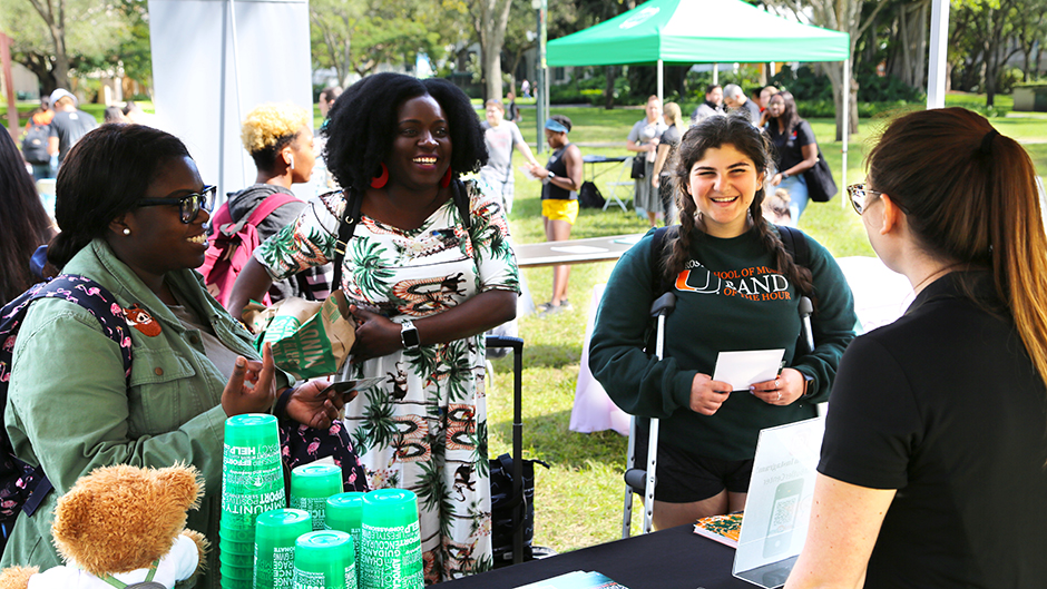 University Community interacts with the Department of Student Activities and Student Organizations at the annual Spring Involvement Fair