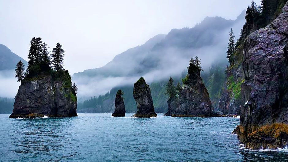 Kenai Fjords National Park in Alaska. Photo: Daniel Suman/Rosenstiel School of Marine, Atmospheric, and Earth Science