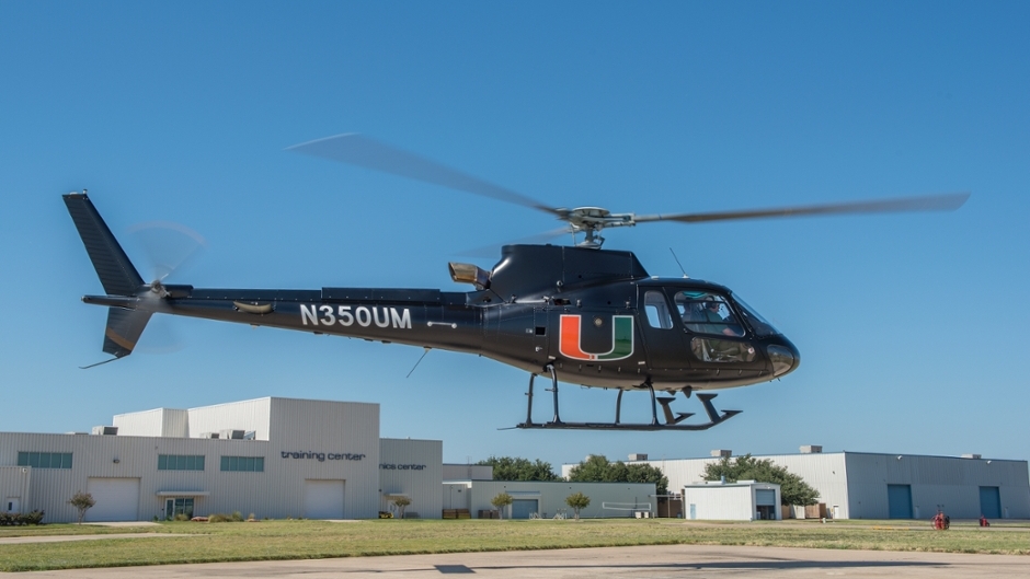 UM Rosenstiel School Unveils New Helicopter Observation Platform