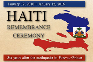 Haiti Remembrance Ceremony