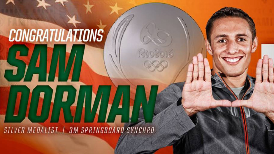 United States Olympian Sam Dorman