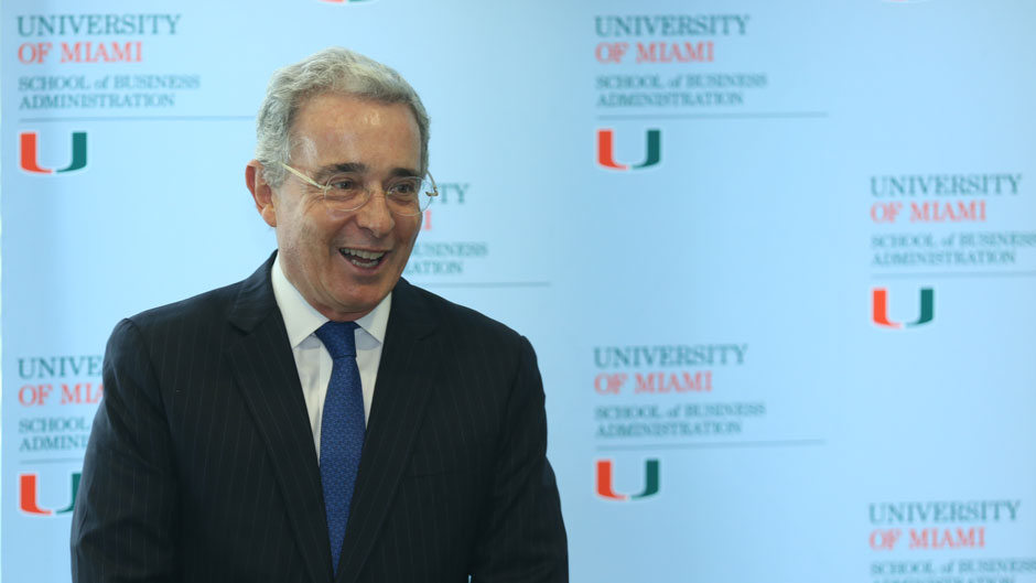 Alvaro Uribe, University of Miami, Global Executive MBA for the Americas, UM Business