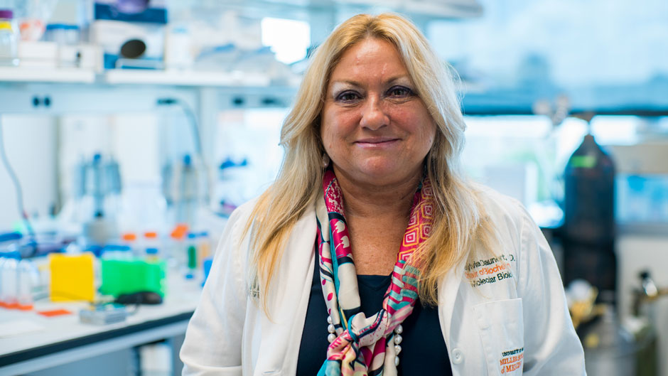 Sylvia Daunert, new director of the Dr. John T. Macdonald Biomedical Nanotechnology Institute at the University of Miami (BioNIUM)