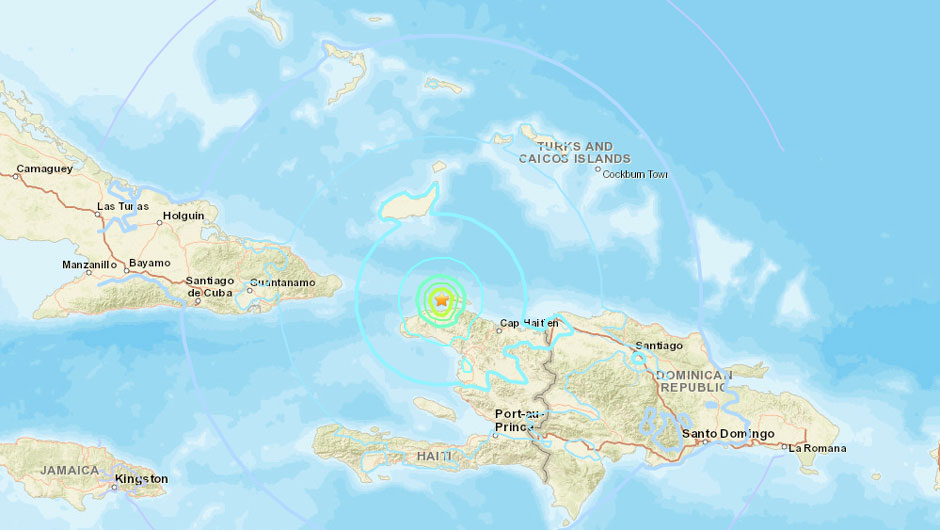Haiti earthquake zone