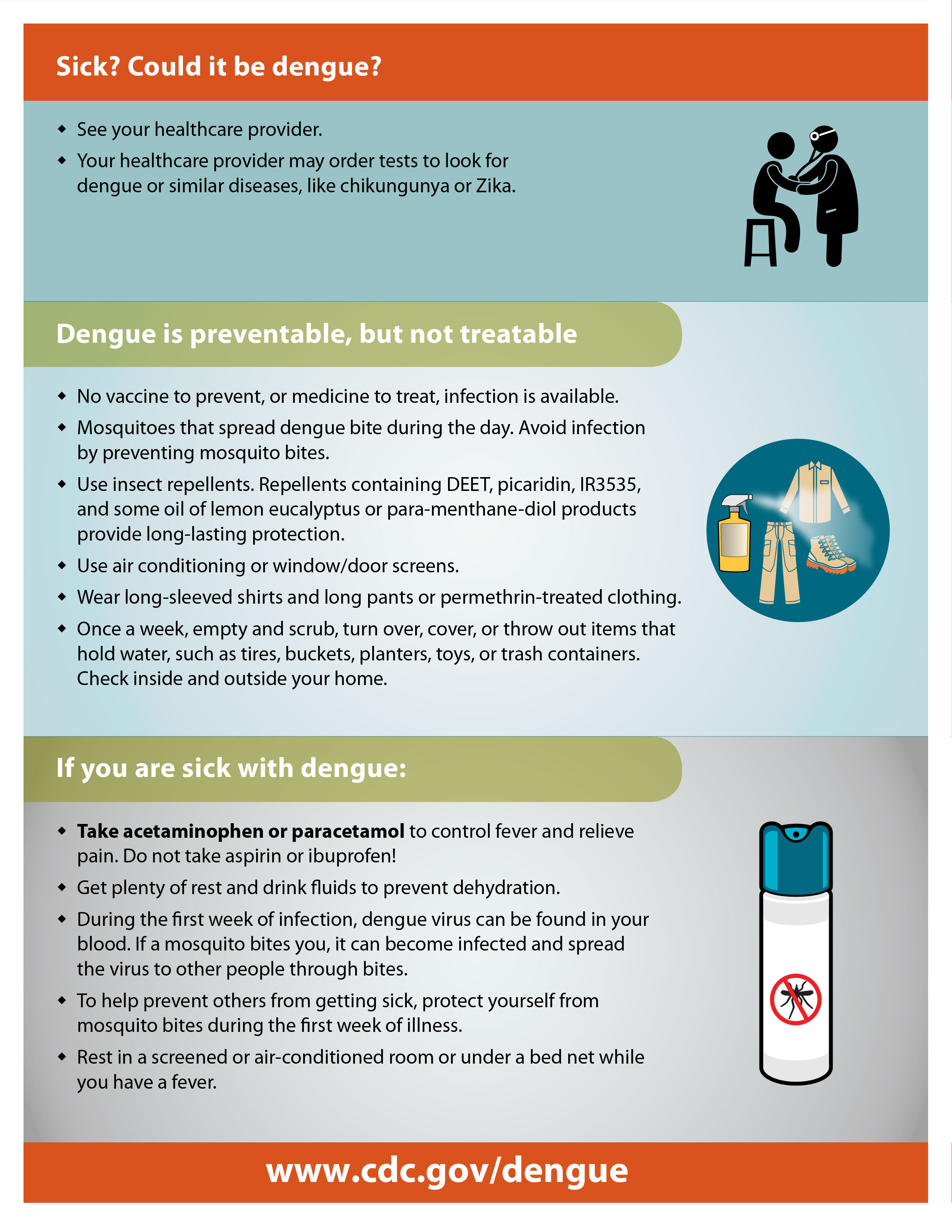 CDC fact sheet on dengue 2