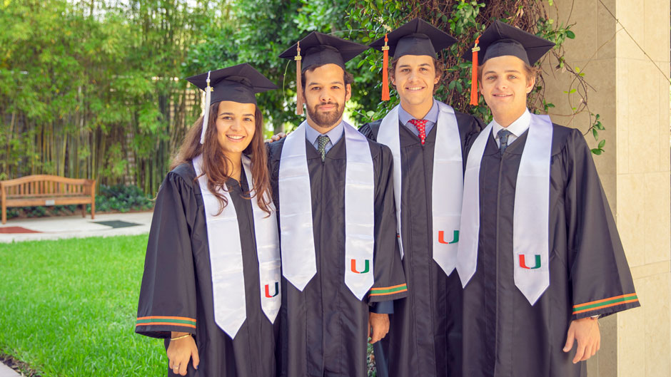 Juan siblings—three brothers and one sister—all graduate from UM.