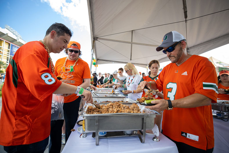 Cane Spirit Zone at Camping World Stadium