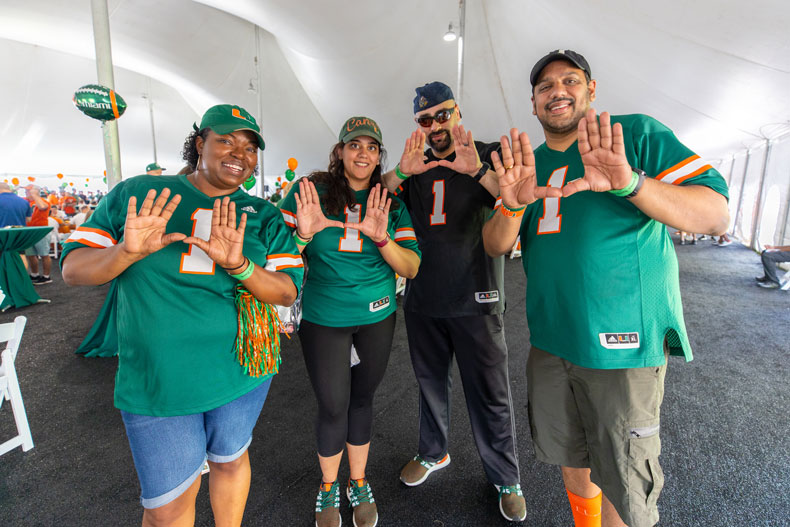 Cane Spirit Zone at Camping World Stadium