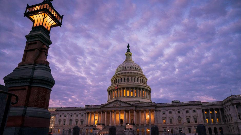 The Capitol in Washington is seen at dawn, Thursday, Oct. 3, 2019. House Democrats are moving quickly on the impeachment probe of President Donald Trump after a whistleblower exposed a July phone call the president had with Ukrainian President Volodymyr Zelenskiy in which Trump pressed for an investigation of political rival Joe Biden and his family. (AP Photo/J. Scott Applewhite)