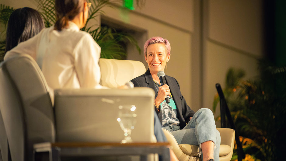 Two-time World Cup Champion and co-captain of the US Women’s National Team, Megan Rapinoe is a fan favorite and one of the team’s most technical players. A vocal leader on and off the pitch, Megan helped lead the USWNT to the 2019 Women’s World Cup Championship scoring some of the biggest goals of the tournament.