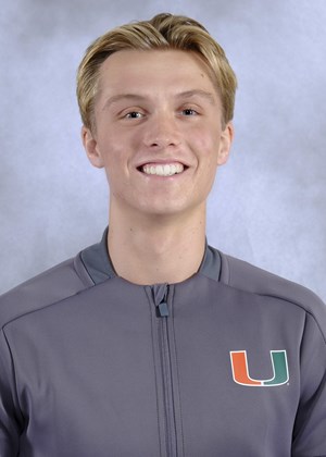 First-year student and cross-country athlete Dillon Fields.