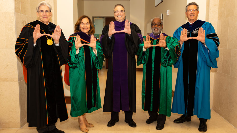 Investiture of Dean Anthony E. Varona as the M. Minnette Massey Chair