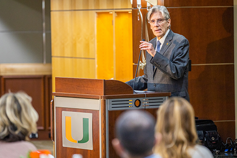 President Julio Frenk at ULINK workshop