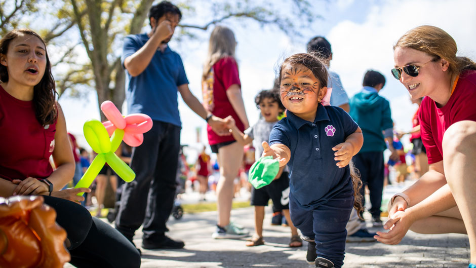 About 200 Miami-Dade County Public School pupils participated in the student-led event, which provides a day of fun, music, and games to those living with disabilities.