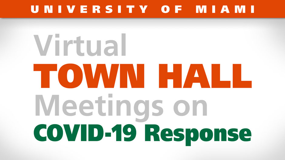 University community invited to virtual town hall meetings 