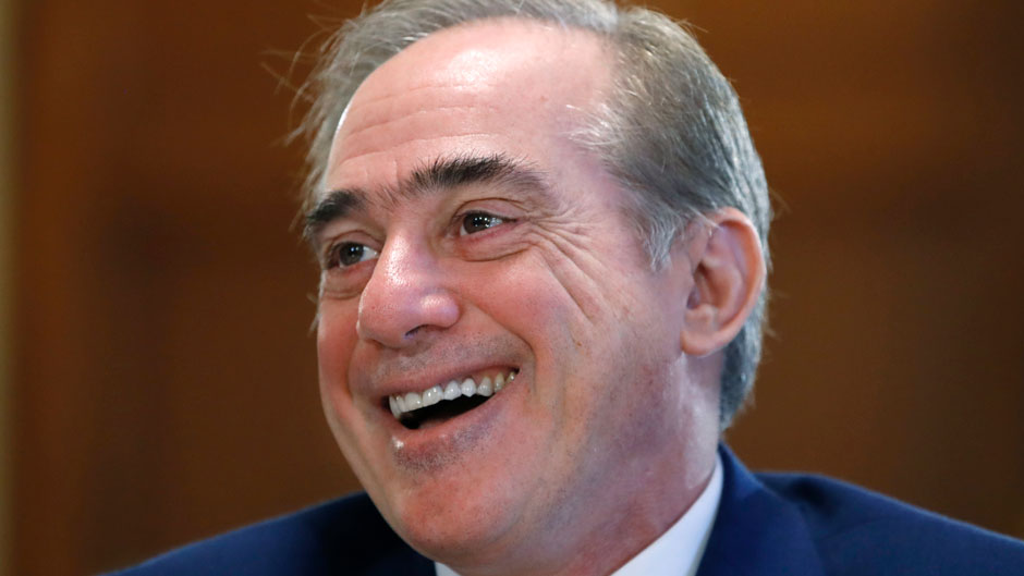 Veterans Affairs Secretary David Shulkin smiles during a House Veterans Affairs Committee hearing on the FY19 budget, Thursday, Feb. 15, 2018, on Capitol Hill in Washington. (AP Photo/Jacquelyn Martin)