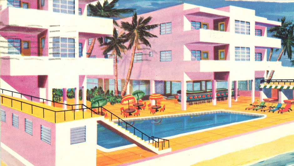 Postcard from Selling Some Sand: The Marketing of Miami Beach — Special Collections