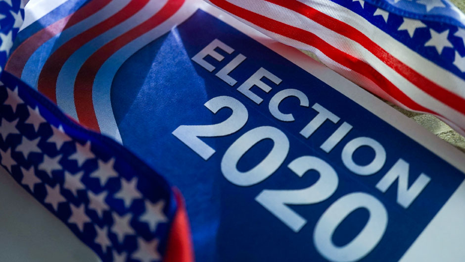Election 2020 graphic
