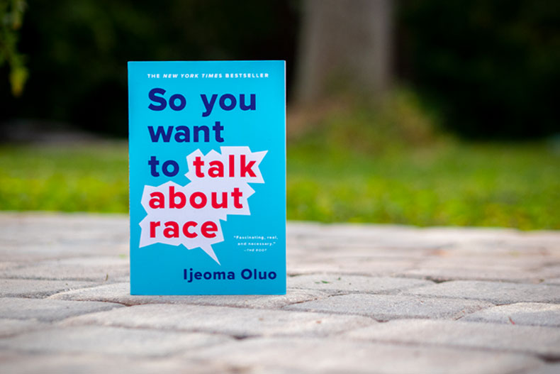 Image of the book "So you want to talk about race"