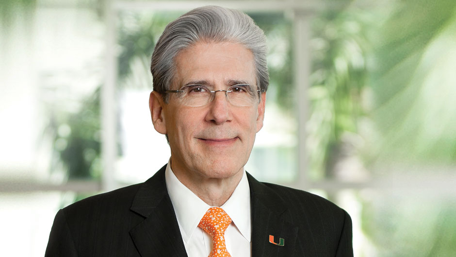 University of Miami President Julio Frenk