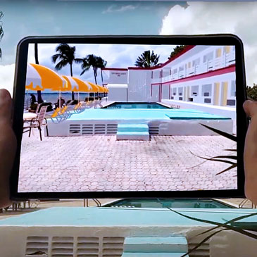Students developed an extended reality application for the International Inn, a historic hotel in northern Miami Beach.