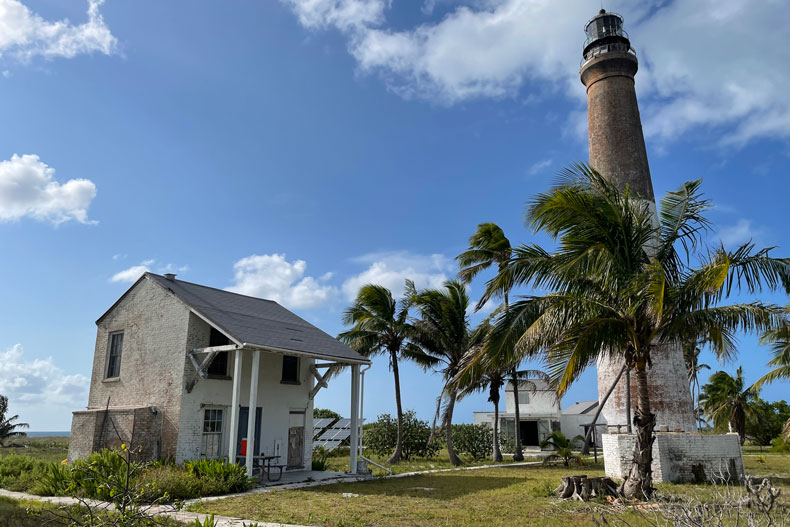 House and lighthouse on Loggerhead Key